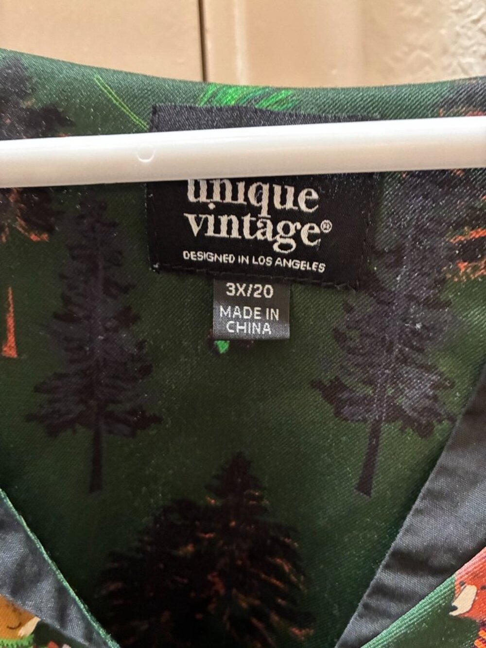 Unique Vintage brand forest creature dress 3x - Picture 3 of 6